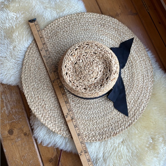Vintage Straw Sun Hat - Picture 5 of 5